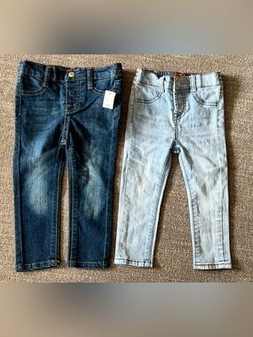 7 For All Mankind Kids Jeans - Dark Blue and Light Blue
